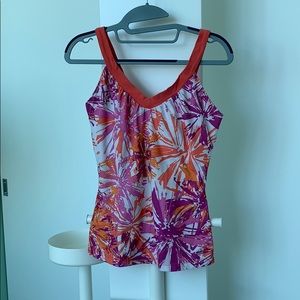 Prana workout tank top shelf bra